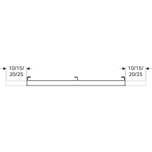 Miroir lumineux Geberit iCon 120 cm - vue 4