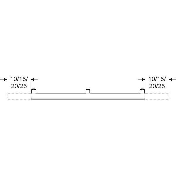 Miroir lumineux Geberit iCon 120 cm — vue 4