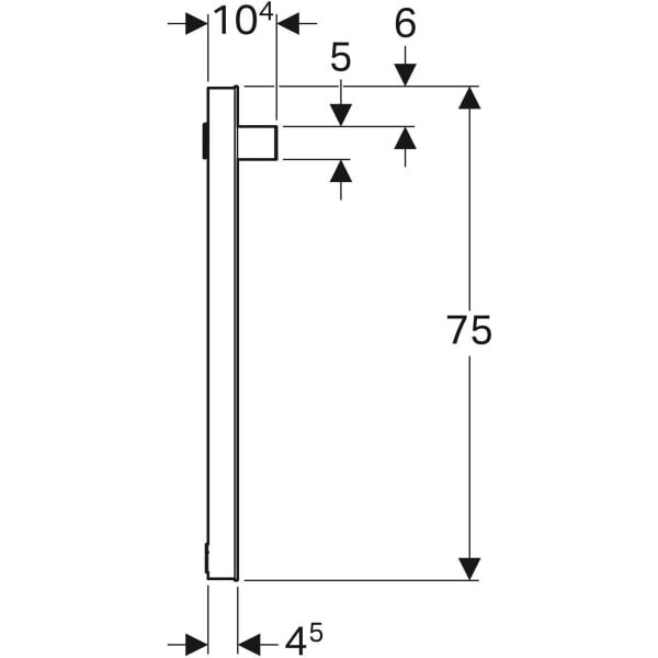 Miroir lumineux Geberit iCon 120 cm - vue 6