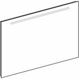 Miroir lumineux Geberit Option Basic 120 cm, éclairage en haut