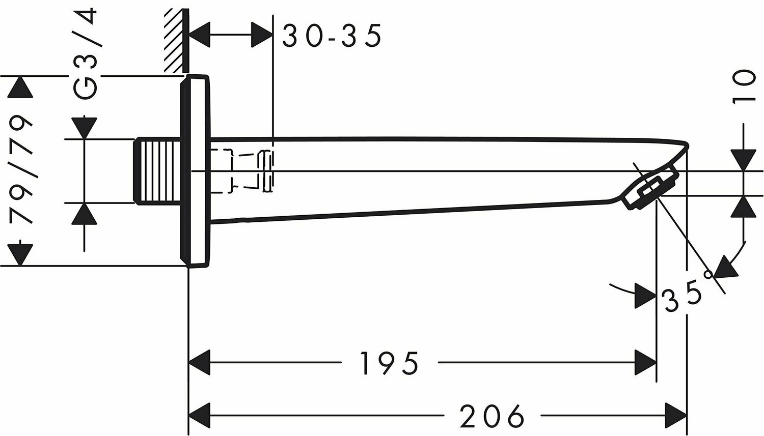 Hansgrohe Logis Spout