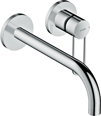 Mitigeur de lavabo encastré AXOR Uno 225 mm en laiton chromé