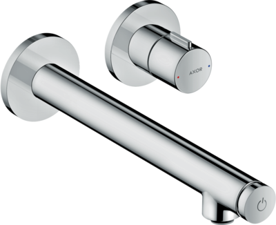 Mitigeur de lavabo encastré AXOR Uno Select 221 mm en laiton chromé