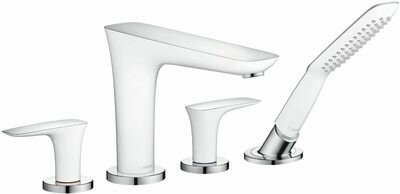 Mélangeur 4 trous pour montage sur bord de baignoire Hansgrohe PuraVida