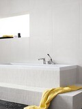 Metris Set de finition mitigeur 3 trous pour montage sur bord de baignoire