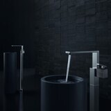 AXOR Edge Mitigeur de lavabo encastré au sol, coupe diamant, bonde push-open