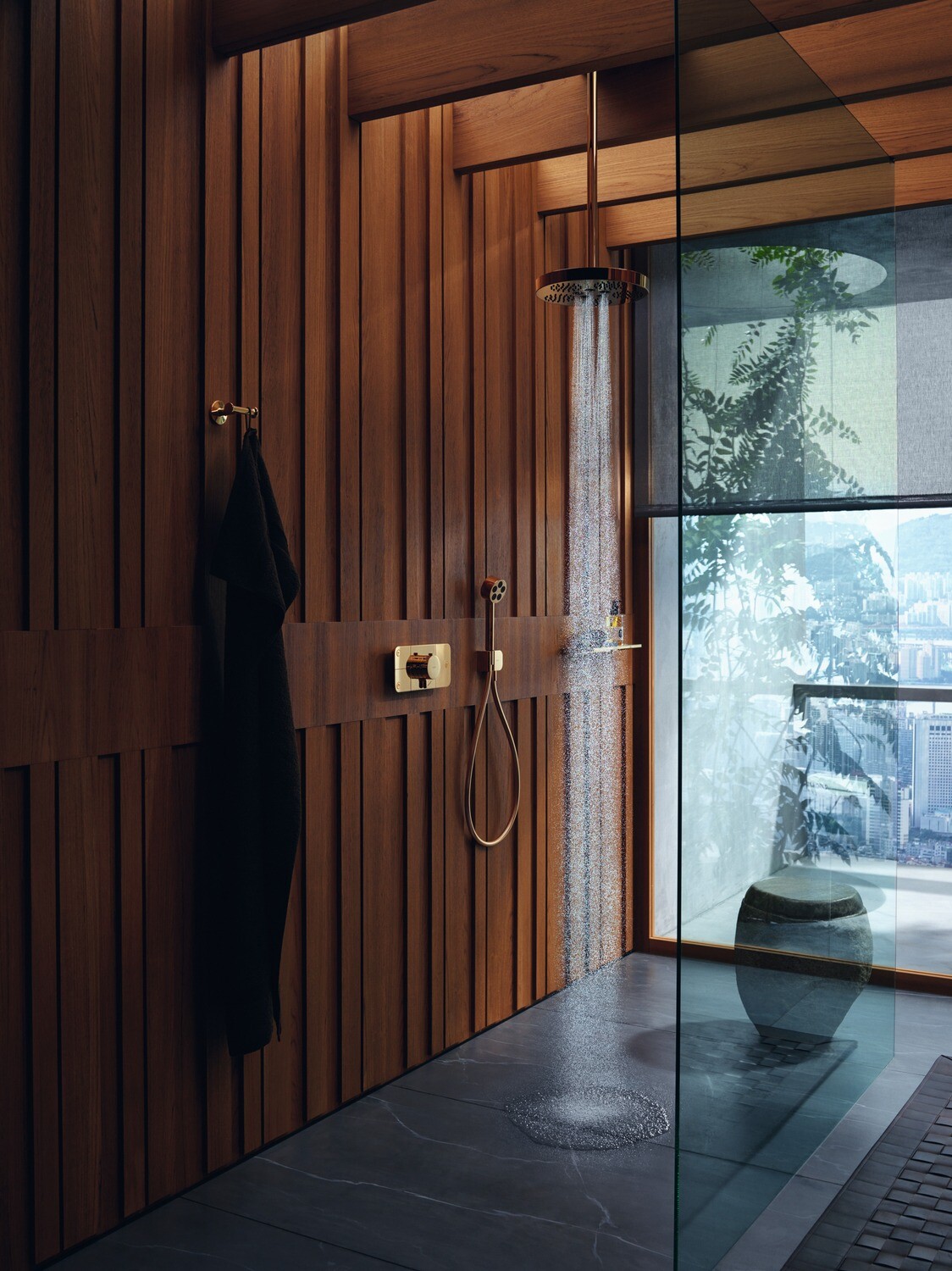 Bras de douche plafonnée AXOR One 300 mm