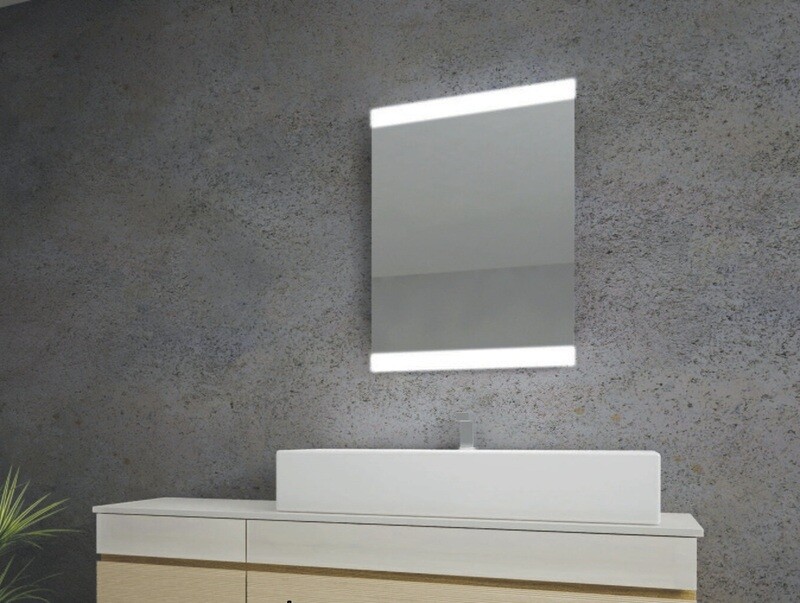Miroir de salle de bains LED RBA série Mono 50 x 70 cm