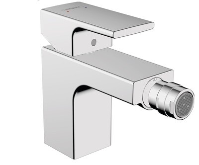 Mitigeur de bidet Hansgrohe Vernis Shape avec tirette et vidage