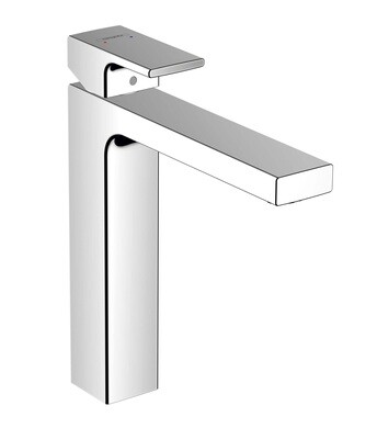 Mitigeur de lavabo Hansgrohe Vernis Shape 190 chromé avec tirette et vidage