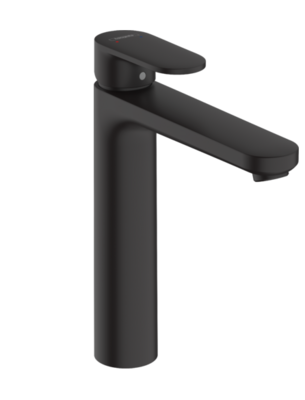 Mitigeur de lavabo Hansgrohe Vernis Blend 190 avec tirette et vidage en noir mat