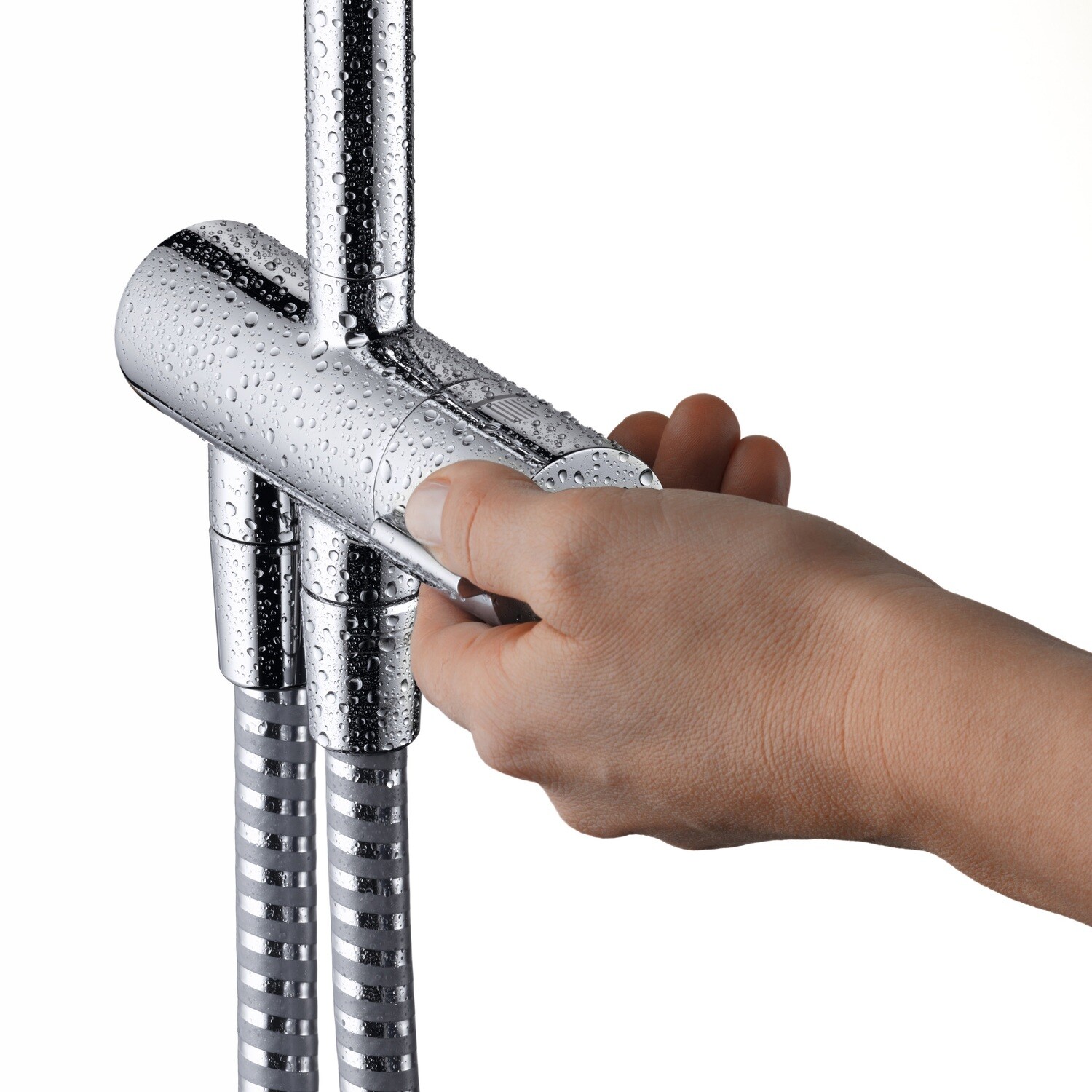 Colonne de douche Hansgrohe Vernis Shape 230 1 jet Reno — vue 3