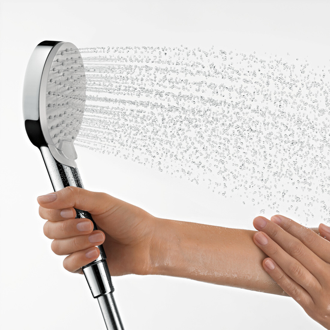 Colonne de douche Hansgrohe Vernis Shape 230 1 jet avec mitigeur baignoire thermostatique — vue 4