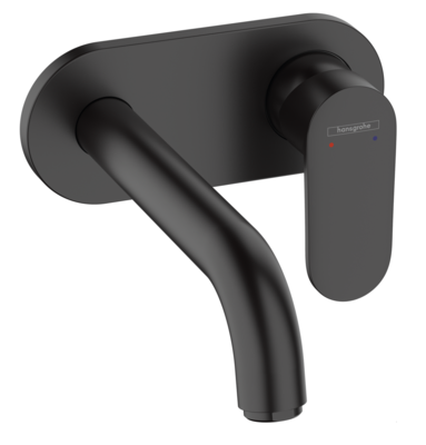 Mitigeur de lavabo encastré Hansgrohe Vernis Blend 207 mm en noir mat