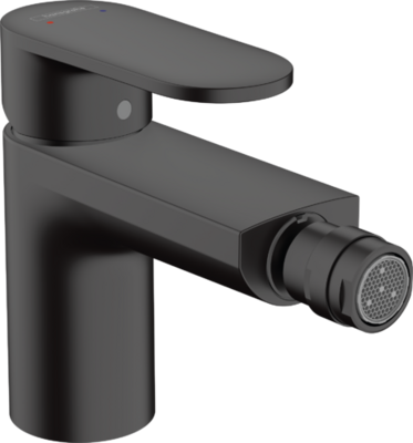 Mitigeur de bidet Hansgrohe Vernis Blend avec vidage escamotable en noir mat
