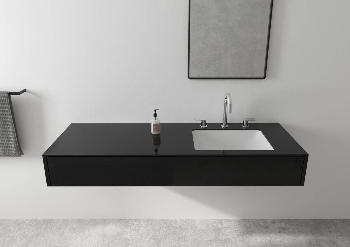 Mélangeur de lavabo 3 trous Hansgrohe Vernis Shape 150 avec tirette et vidage — vue 3