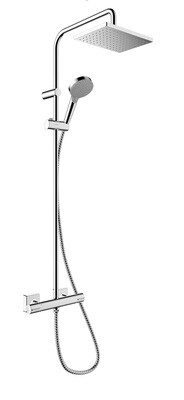 Colonne de douche Hansgrohe Vernis Shape 230 1 jet Green avec mitigeur thermostatique