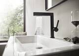 Finoris Mitigeur de lavabo 230 avec douchette extractible 2jet, bonde clic-clac