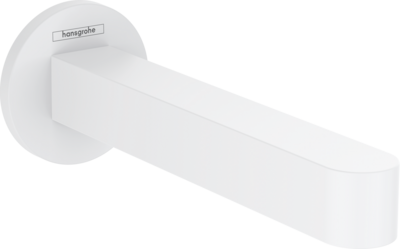 Bec déverseur Hansgrohe Finoris en blanc mat