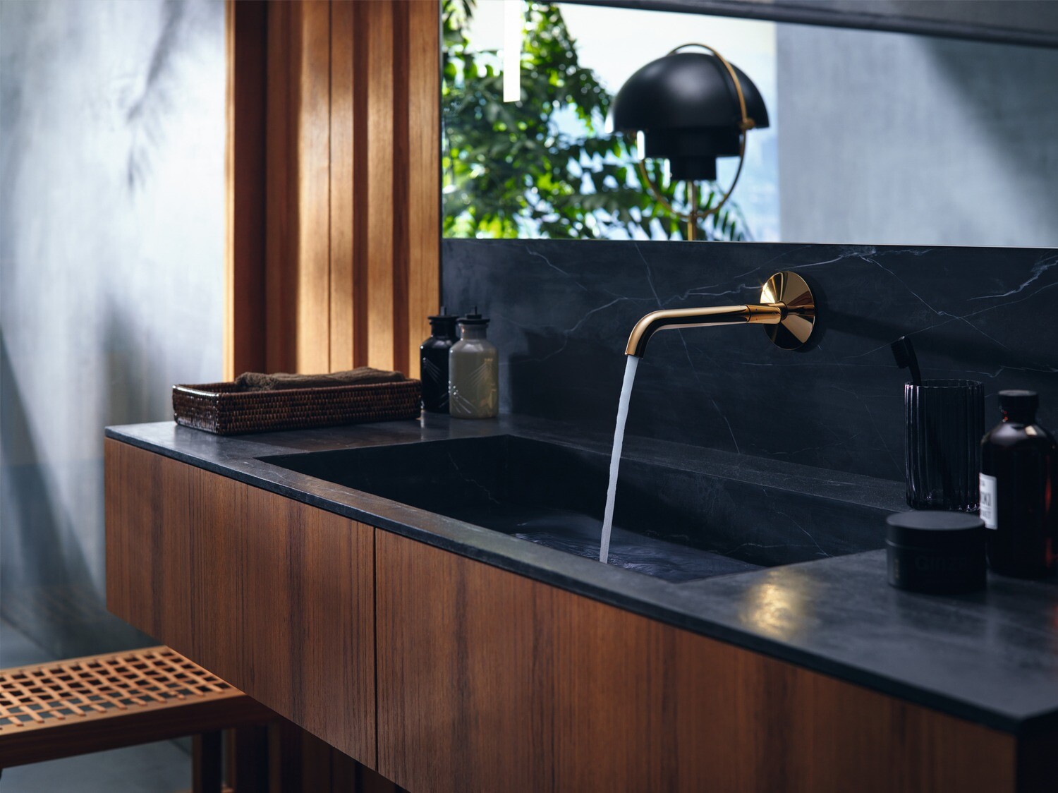 Mitigeur de lavabo encastré AXOR One Select 220 mm avec bonde à écoulement libre — vue 3