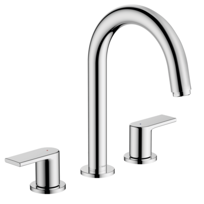 Mélangeur de lavabo 3 trous Hansgrohe Vernis Shape 150 avec tirette et vidage
