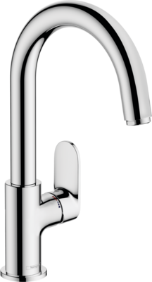 Mitigeur de lavabo Hansgrohe Vernis Blend 200 avec bec orientable et tirette et vidage