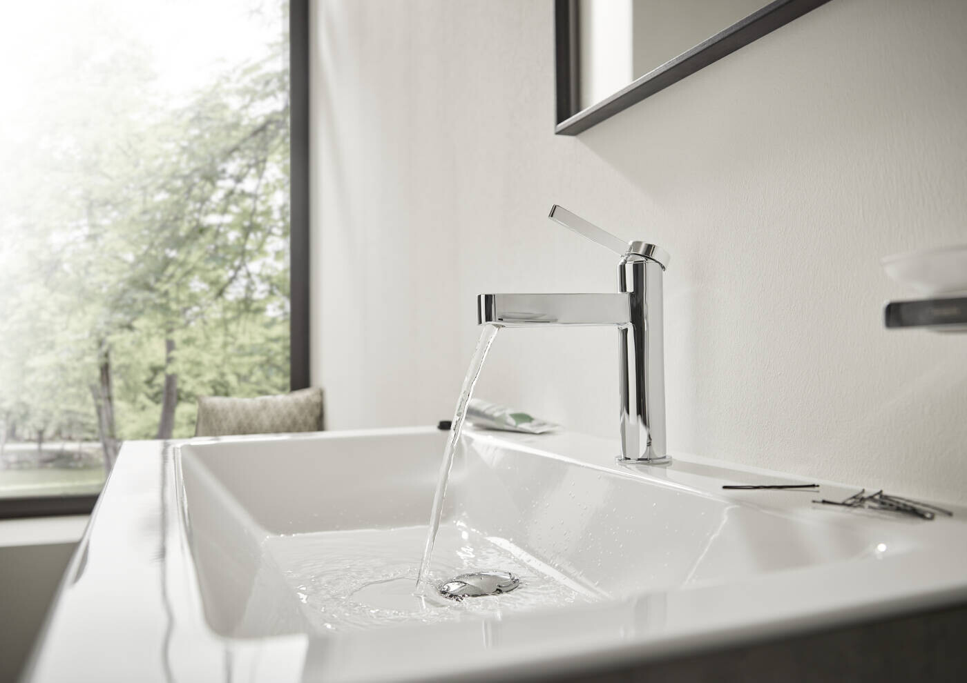 Mitigeur de lavabo Hansgrohe Finoris 110 CoolStart avec bonde push-open — vue 2