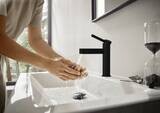 Finoris Mitigeur de lavabo 110 CoolStart, bonde clic-clac
