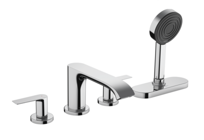 Mélangeur 4 trous pour montage sur bord de baignoire Hansgrohe Vivenis avec sBox