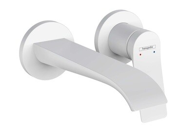 Mitigeur de lavabo encastré Hansgrohe Vivenis 195 mm en blanc mat