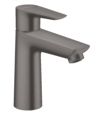 Mitigeur de lavabo Hansgrohe Talis E 110 avec tirette et vidage en noir chromé brossé