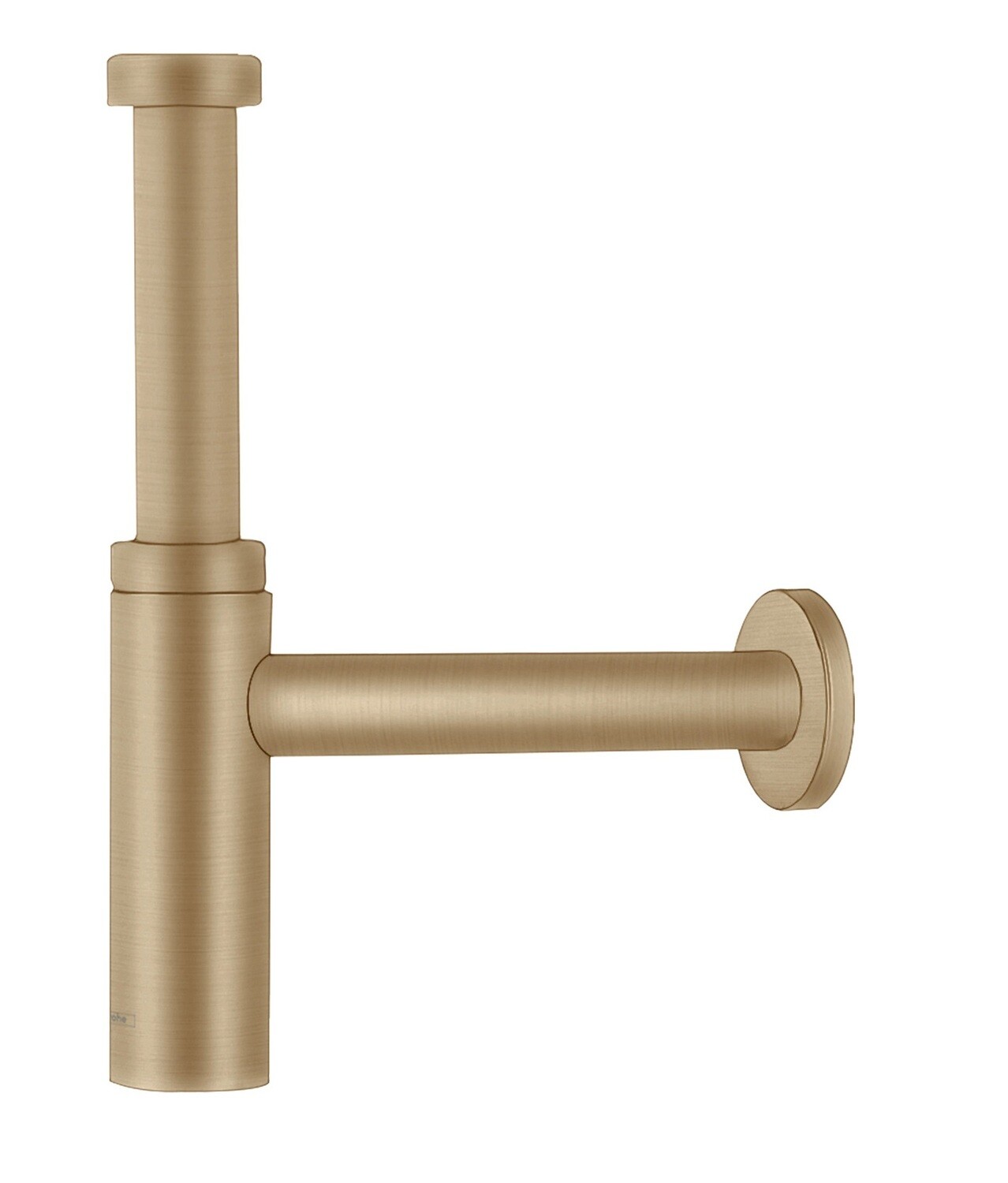Siphon design Hansgrohe Flowstar S pour lavabo en bronze brossé