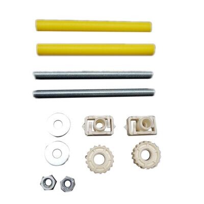Set of threaded rods for Geberit urinals