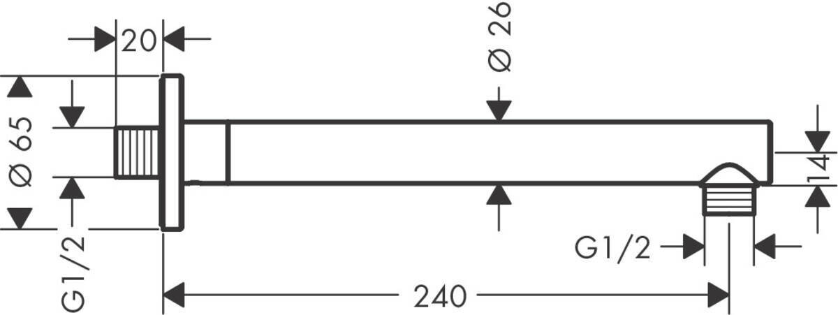 Vue Technique -Douche Tunisie - Baignoires Tunisie - Salle de bain Tunisie -Douche de tête Tunisie - Douche encastré Tunisie - Mitigeurs de douche Tunisie - Douche à l'italienne Tunisie - Bras de douche Tunisie