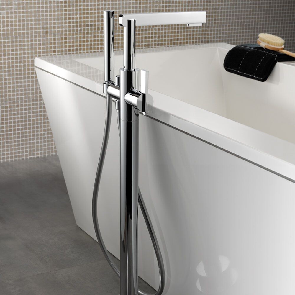 Mitigeur bain-douche THG sur pied avec flexible et douchette - Collection "Le 11" — vue 3