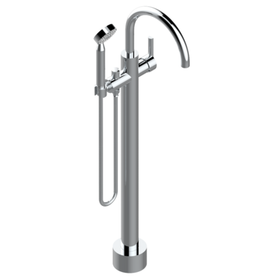 Mitigeur de bain / douche THG sur pied - Collection "Les Ondes à manettes"