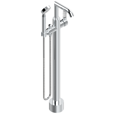 Mitigeur de bain / douche sur pied THG - Collection &quot;Bambou Cristal Clair&quot;