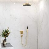 ShowerSelect Set de finition pour mitigeur thermostatique encastré avec 2 fonctions