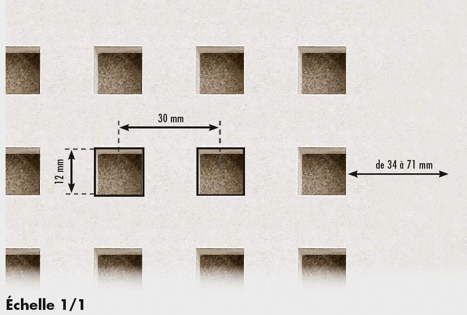 Dalle de plafond Knauf PLAZA Quadril - 60 cm x 60 cm - vue 2