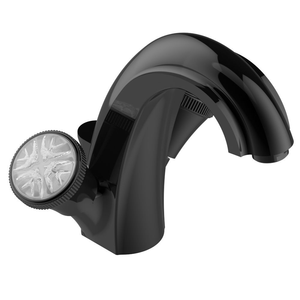 Mélangeur de lavabo monotrou THG avec vidage - Collection "Hirondelles" — vue 3
