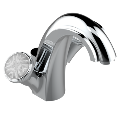Mélangeur de lavabo monotrou THG avec vidage - Collection "Hirondelles"