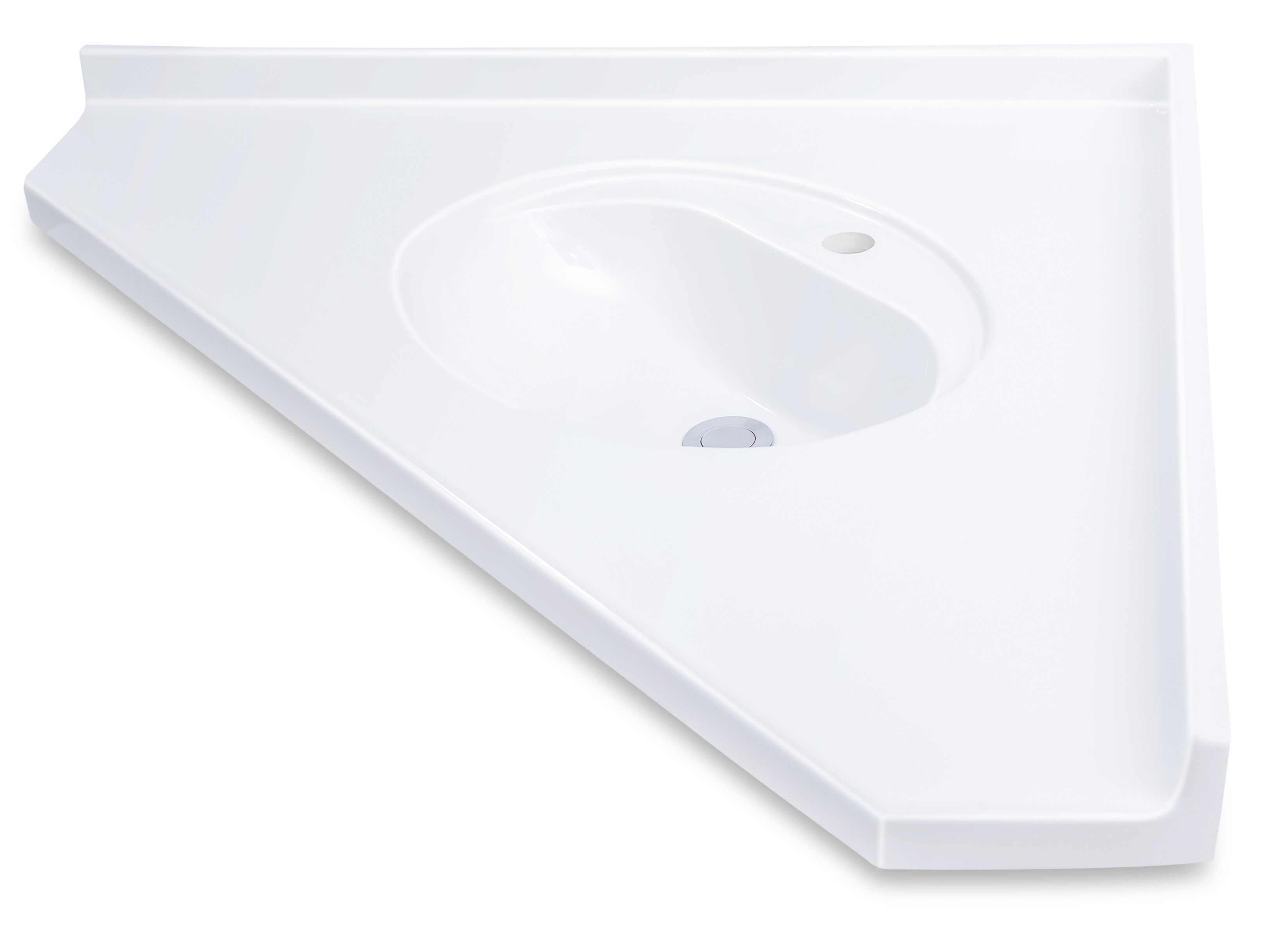 Plan-vasque d'angle Bermudes 85 cm - vue 11