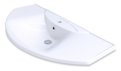 Meditec 95 cm washbasin countertop