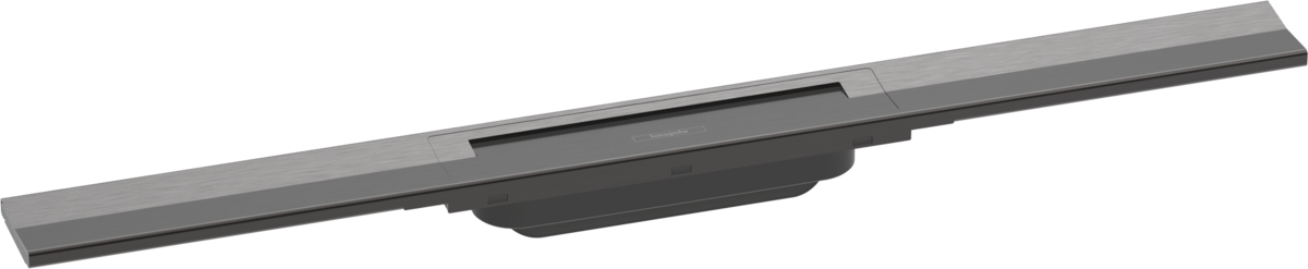 Set de finition Hansgrohe RainDrain Flex 700 mm découpable en noir chromé brossé - vue 2