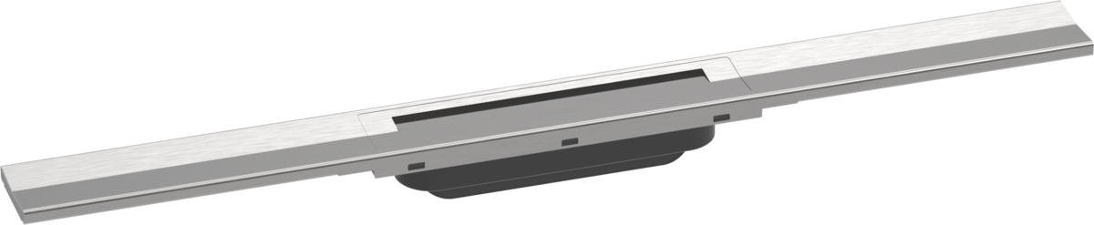 Set de finition Hansgrohe RainDrain Flex 700 mm découpable en acier inoxydable brossé — vue 2