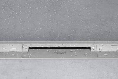 Set de finition Hansgrohe RainDrain Flex 700 mm découpable en chromé