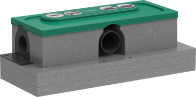 Kit d&#39;encastrement Hansgrohe uBox universel pour canivelles de douche RainDrain Flex