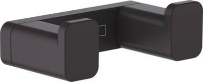 Crochet double Hansgrohe AddStoris en noir mat