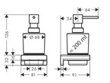 AddStoris Q Distributeur de savon liquide