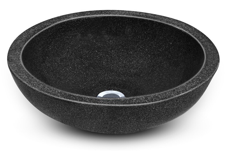 Bol à poser Bolero 44 cm granité noir